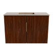 Mondiaz JOYA-DLUX 60cm toiletmeubel - kleur Ruby - Wastafel FAYE positie Midden 1 kraangat kleur Saba. SW1425584