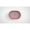 Arcqua Case vasque à poser - 40x28cm - Ovale - Marbre de synthèse Rose Mat SW767317