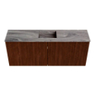 Mondiaz JOYA-DLUX 100cm meuble de salle de bains - couleur Ruby - Vasque FAYE position Milieu 1 trou de robinet couleur Sombra. SW1425679