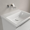 Villeroy & boch subway 3.0 lavabo de meuble 55x44x16,5cm rectangle sans trou de débordement blanc alpin gloss ceramic+ SW701528