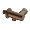 Uniforma Regendouche - 2 standen - waterval - met inbouwdeel - 32cm - handdouche - houder - bruin brons SW1578142