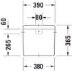 Duravit Starck 3 réservoir de chasse duo-bloc blanc 0314250