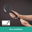 Hansgrohe Pulsify Douchette à main 10.5cm 3 jet Activation Noir mat SW651099