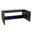 Mondiaz JOYA-DLUX 100cm toiletmeubel - kleur Shadow - Wastafel FAYE positie Midden 1 kraangat kleur Nata. SW1424964