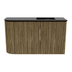 Mondiaz JOYA 71.6cm toiletmeubel - ronding links kleur Dusk - Wastafel FAYE positie Rechts 1 kraangat kleur Urban. SW1421704