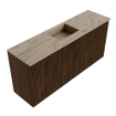 Mondiaz JOYA-DLUX 90cm toiletmeubel - kleur Walnut - Wastafel FAYE positie Midden 1 kraangat kleur Arena. SW1424338