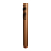 BRAUER Copper Carving douche de pluie encastrée thermostatique - 3 voies - rond - set 90 - pomme de douche 30cm - bras de plafond - douchette barre - flexible de douche - barre de douche intégrée - cuivre brossé PVD SW1159079