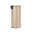 Brabantia NewIcon Pedaalemmer - 30 liter - kunststof binnenemmer - metallic gold SW1117486