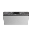 MONDIAZ TURE-DLUX meuble de toilettes 100 cm Plata. Lavabo EDEN Lava position centrale. Avec 1 trou de robinet. SW1103969