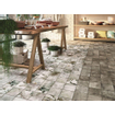 Zyx Amazonia Vloer- en wandtegel met decor 14x14cm 9mm gerectificeerd R9 porcellanato Tropic Grey SW795693