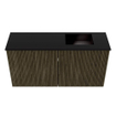 Mondiaz JOYA 80cm meuble de toilette - couleur Shadow - Lavabo FAYE position Droite Sans trou de robinet couleur Urban SW1421496
