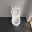 Villeroy & Boch O.novo - Réservoir de chasse d'eau pour WC à poser,  alimentation latérale, CeramicPlus, blanc alpin 5760S1R1