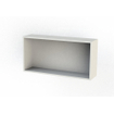 Crosstone par Arcqua Niche encastrable 60x30x10cm solid surface mat blanc SW420142