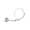 Fugaflow miroir de maquillage - 20cm - rond - PVD - inox brossé SW1204456