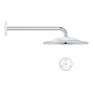 GROHE Rainshower SmartConnect hoofddoucheset: hoofddouche 310 vierkant met douchearm wandmontage 42.2cm m. 2 straalsoorten chroom SW439048