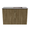 Mondiaz JOYA-DLUX Meuble de salle de bains 60cm - couleur Dusk - Vasque FAYE position Droite 1 trou de robinet couleur Oza. SW1425968