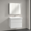 Villeroy & Boch My view armoire de toilette - 80x75 cm. 2 portes et éclairage LED 1024980