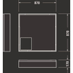 Duravit D-code douchebak 90x90x8.5cm vierkant acryl wit 0295836