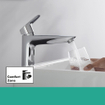 Hansgrohe Logis Mitigeur lavabo 190 avec vidage chrome 0605644