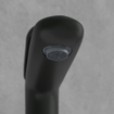 Villeroy & Boch Antao ensemble de robinet à une poignée - rehaussé - avec bonde clic clac - noir mat SW974158