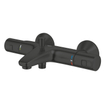Grohe Precision start Mitigeur baignoire - robinet thermostatique - inverseur - raccord entraxe 15cm - Noir mat SW924879