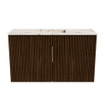 Mondiaz JOYA-DLUX Meuble de salle de bains 70cm - couleur Walnut - Vasque FAYE position Milieu 1 trou de robinet couleur Nata. SW1424496
