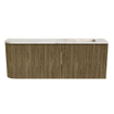 Mondiaz JOYA-DLUX 111.6cm toiletmeubel - ronding links kleur Dusk - Wastafel FAYE positie Rechts 1 kraangat kleur Frappe. SW1423130