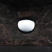 Saniclass Fuente Ensemble fontaine - 40x22x10cm - trou de robinet à droite - robinet de fontaine chrome - bouchon de vidange - siphon bas - Dark Emporador SW1445945