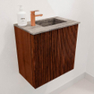 Mondiaz JOYA-DLUX Meuble de toilette 40cm - couleur Ruby - Lavabo FAYE position Droite 1 trou de robinet couleur Oza SW1425485