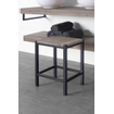 Looox Wood collection tabouret 35x30x45 avec cadre noir mat chêne SW73172