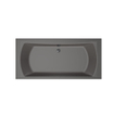Xenz Robijn Duobad - 190x90x48 - afvoer Midden - acryl - antraciet SW378346