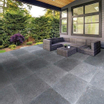 Terravito Falino dalle de terrasse - 60x60cm - 18mm - Carré - rectifié - Aspect pierre naturelle - Gris mat SW420224