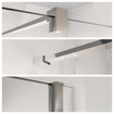 Fortifura Galeria Cabine de douche - 60x160x200 - Profil verre de sécurité - anti calcaire - chrome SW1444104