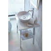 Duravit Cape Cod vasque à poser ovale sans trou de robinetterie sans trop-plein 40x36cm blanc SW296998