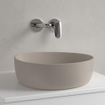 Villeroy & Boch Antao Vasque à poser - 40 x 39,5 x 14,6 cm - Almond CeramicPlus - sans trop-plein SW925796