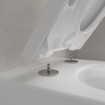 Villeroy & Boch Subway 3.0 Toiletset - zonder spoelrand - diepspoel - inbouwreservoir - twistflush - bedieningsplaat wit glans - zitting softclose & quickrelease - ceramic+ stone white SW956290