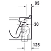 Duravit Starck 3 Cuvette au sol Btw avec bord de rinçage à fond profond Pk blanc SW114651