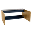 Mondiaz JOYA-DLUX 100cm toiletmeubel - kleur Oak - Wastafel FAYE positie Rechts Zonder kraangat kleur Oza. SW1424100