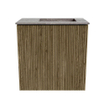 Mondiaz JOYA-DLUX 40cm toiletmeubel - kleur Dusk - Wastafel FAYE positie Rechts 1 kraangat kleur Oza. SW1425965