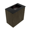 Mondiaz JOYA 40cm toiletmeubel - kleur Shadow - Wastafel FAYE positie Rechts Zonder kraangat kleur Urban. SW1421480