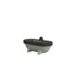 Gardentub Baignoire îlot (extérieur) - 194x94x66cm - synthétique - compatible à l'extérieur - vert lime mat SW1017088