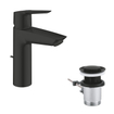 Grohe Start QuickFix Wastafelmengkraan - opbouw - 12.1cm uitloop - M-size - mat zwart SW1126717