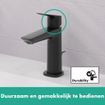 Hansgrohe Logis Mitigeur lavabo 110 fine coolstart noir mat SW918552