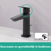 Hansgrohe Logis wastafelkraan 110 fine coolstart matzwart SW918552