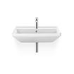 Duravit D-Neo lavabo 55x44x16.5cm 1 trou de robinet rectangulaire Céramique Blanc SW640428