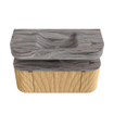 MONDIAZ THOR-DLUX 110cm badmeubel ronding links + rechts kleur Oak met 1 lade en 2 deuren. Vrijhangende wastafel CLOUD Midden 1 kraangat kleur Sombra. SW1463066