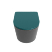 MONDIAZ LAVIE WC suspendu - 36x53cm - sans bride - Smag (bleu) - softclose - quick-release - abattant WC - Dark grey (gris) SW1208712