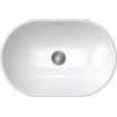 Duravit d-neo lavabo à poser 60x40x12,5cm sans trou pour robinetterie céramique blanc SW640581