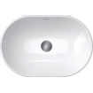 Duravit D-Neo vasque à poser 60x40x12,5cm sans trou de robinetterie céramique Blanc SW640581