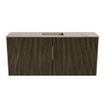 Mondiaz JOYA-DLUX 90cm meuble de salle de bains - couleur Shadow - Vasque FAYE position Milieu Sans trou de robinet couleur Arena. SW1424810